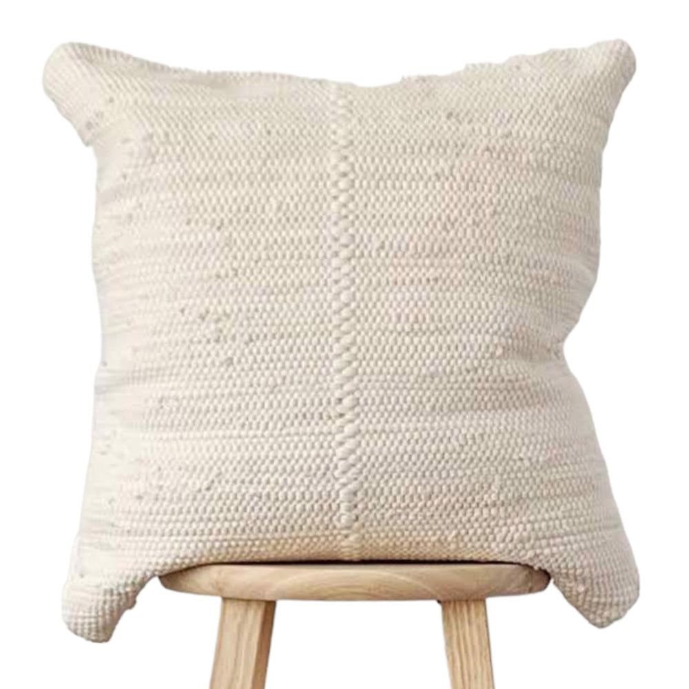 Chindi Pillow Cover - Cream