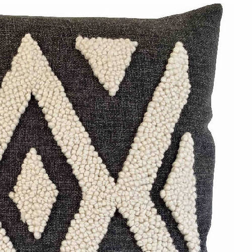 Punch Needle Ndebele Pillow - Pattern 2